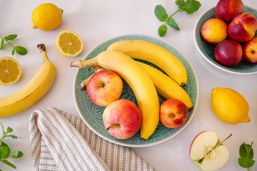 Fresh fruits on the table