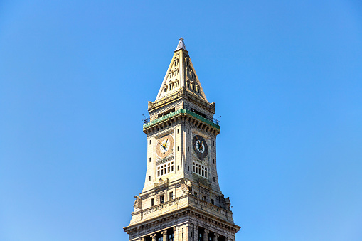 Custom House Tower in Boston, Massachusetts, USA