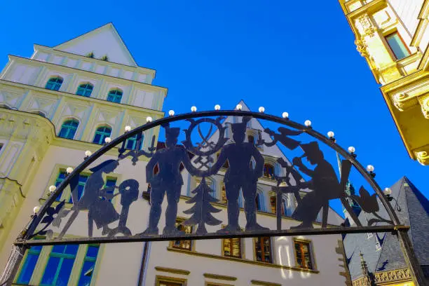 Photo of Christmas Decoration in City of Zwickau Germany