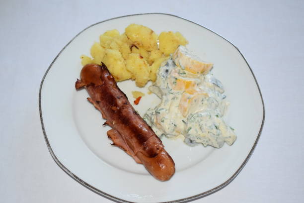 Bernese sausages with fried potatoes