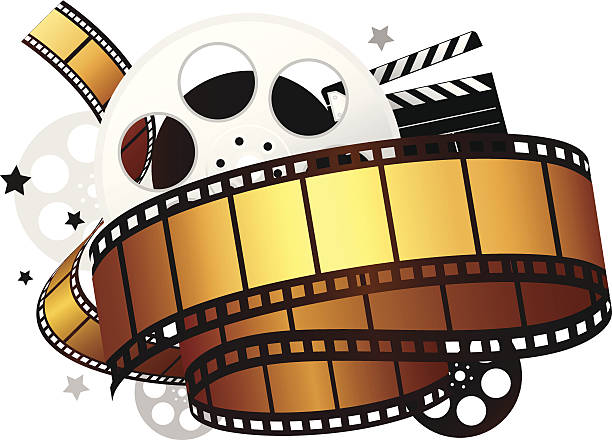 movie theme design vector art illustration