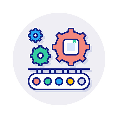 Production Management Routine Ikon Product Management Stock Illustration - Download Image Now - Icon ...