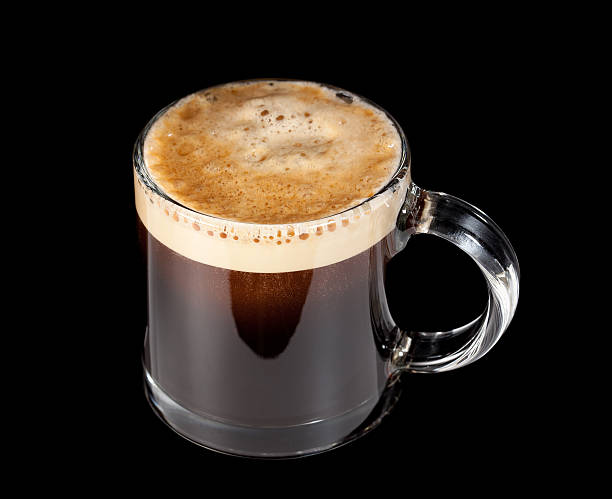 istock Espresso Coffee in glass cup 133928346