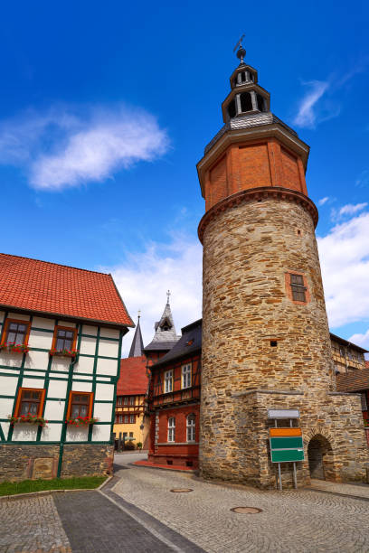 istock Saiger tower in Stolberg at Harz Germany 1339284668