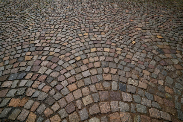 istock Stolberg cobblestone paving in Harz Germany 1339285503