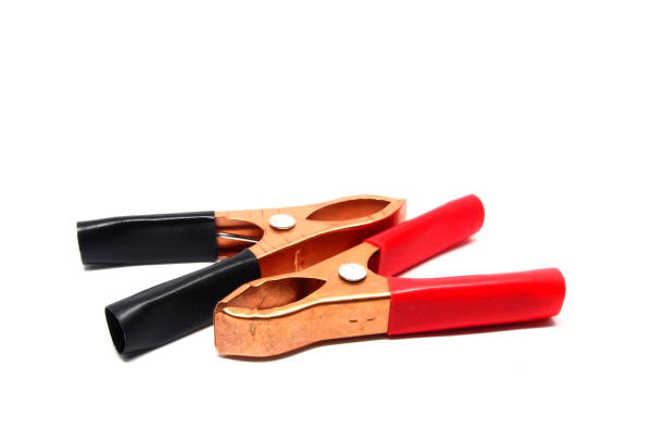 Alligator Clip Red And Black Color