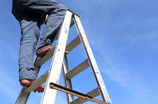 istock Climb the ladder to the sky background 1339288098