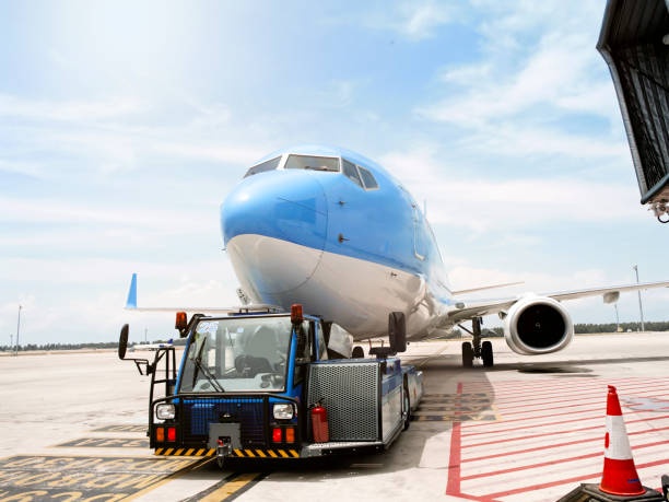 istock airplane in airport 1339288544