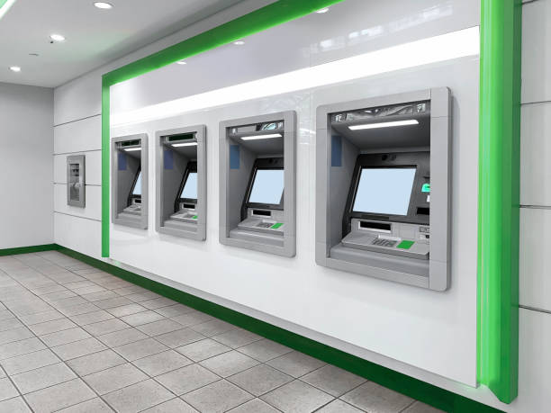 Atm machines Atm machines in a bank atm photos stock pictures, royalty-free photos & images