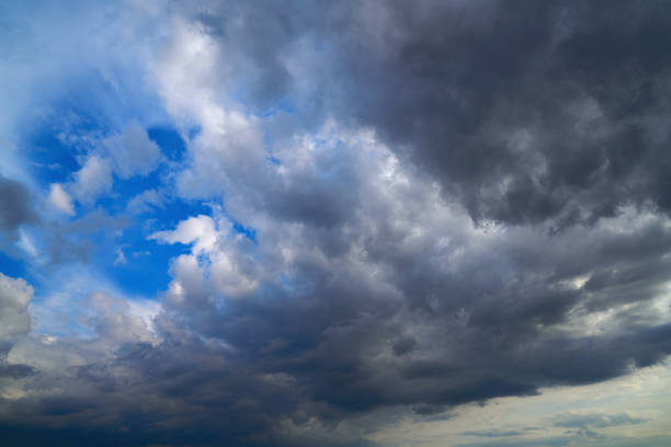 istock Dramatic clouds sky in a stormy weather 1339289427