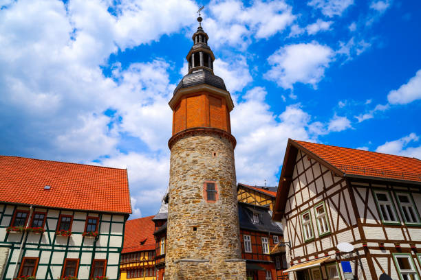 istock Saiger tower in Stolberg at Harz Germany 1339289541