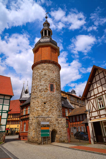 istock Saiger tower in Stolberg at Harz Germany 1339289575