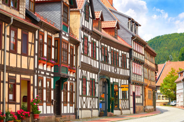istock Stolberg facades in Harz mountains Germany 1339289749