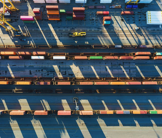 istock Aerial View of Container Terminal 1339294749