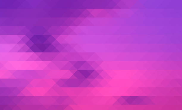 istock gradient purple modern triangles abstract illustration background. digital futuristic mosaic triangles background for template, presentation. abstract ultraviolet in low polygon pattern. 1339297496
