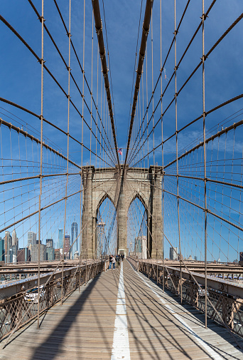 A picture of the Brookyn Bridge.