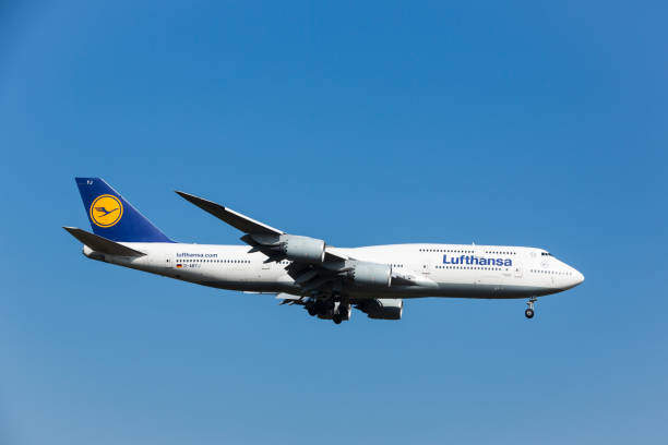 C-ABYJ Lufthansa Boeing 747-8 "Hannover" stock photo