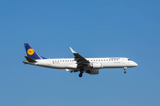 D-AECE Lufthansa City Line Embraer ERJ-190 „Kronach“ stock photo