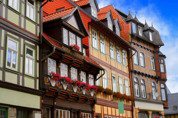 istock Wernigerode facades in Harz Germany Saxony 1339300625