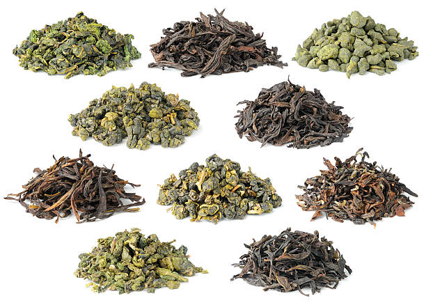 컬레션 10 가장 유명한 중국 oolong 차 - green tea jasmine tea chinese tea 뉴스 사진 이미지