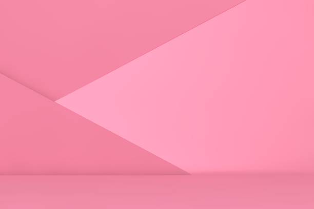 An overhead view of a painted pink wooden panel. XXXL file