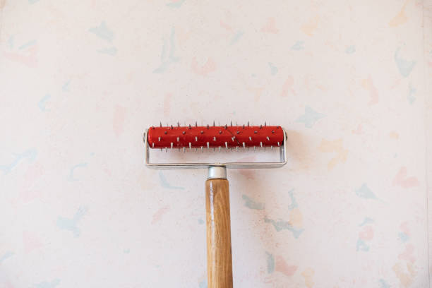 istock Home Renovation Project, Removing Wallpaper 1339308288