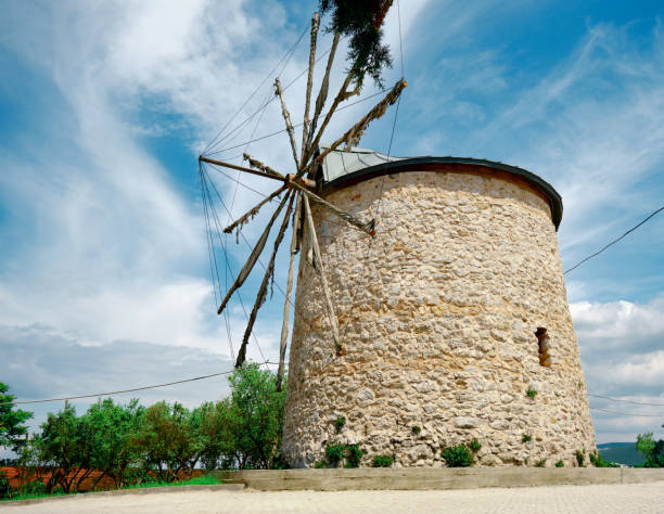 istock Ancient windmill in Golyazi (uluabat) bursa 1339308519