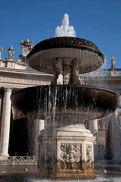 istock Fountain in St Peters Square; Vatican 133931592