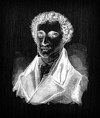 Antique illustration of scientist: Michael Faraday