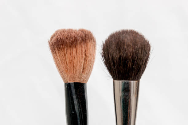 istock makeup brush with a white background in rio de janeiro Brazil. 1339324534