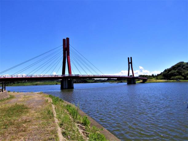 istock Japan. August. Bridge across the Lake Kitagata. 1339332666