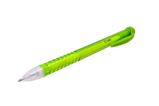 istock Green  Mechanical Pencil isolated on pure white background 1339355189