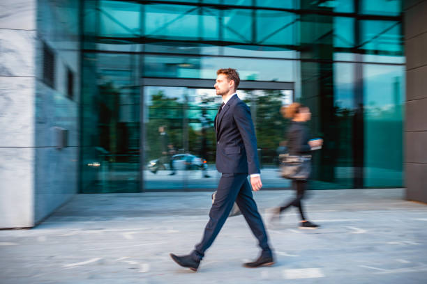 istock Caucasian Businessman in Early 30s on the Move 1339362649