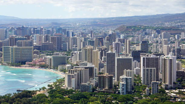 istock View of Downtown Honolulu and Waikiki Beach 1339382003
