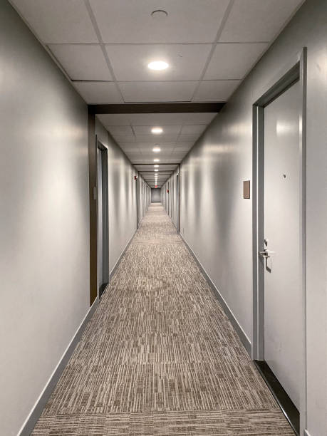 istock Corridor of residential apartments 1339388828