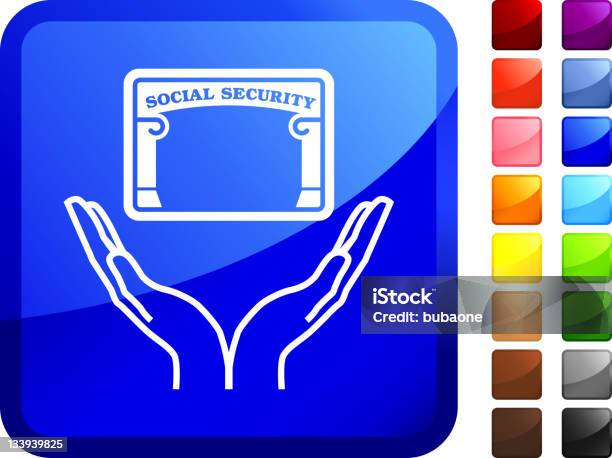 Protezione Di Sicurezza Sociale Di Internet Arte Vettoriale Royaltyfree - Immagini vettoriali stock e altre immagini di Icona