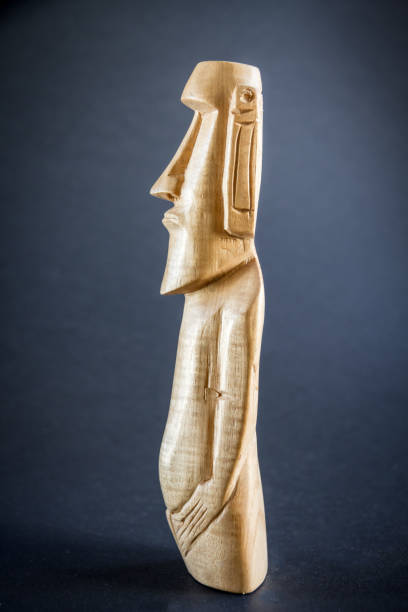 istock Traditional statue of a moai from Easter Island 1339410763