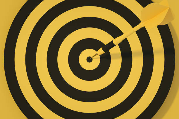 istock Dart in Bull's Eye 1339412798