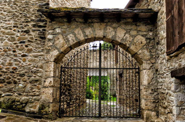 These photographs were taken on August 31, 2021 in the town of Anciles (Huesca) in Spain.Anciles is a very small town that belongs to the municipality of Benasque in Huesca (Spain), located just 2 kilometers from it. It is located in the Aragonese Pyrenees and has the qualification of \