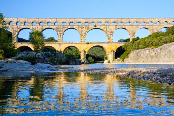 istock Pont du Gard over river Gardon, France 1339417093