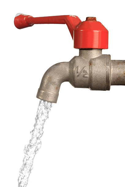 istock Water leaking from old metal tap 133941797