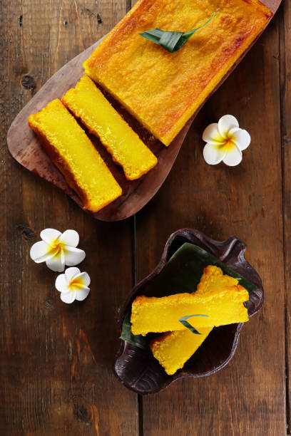 istock Baked  cassava cake also known as Bingka Ubi Kayu. 1339422114