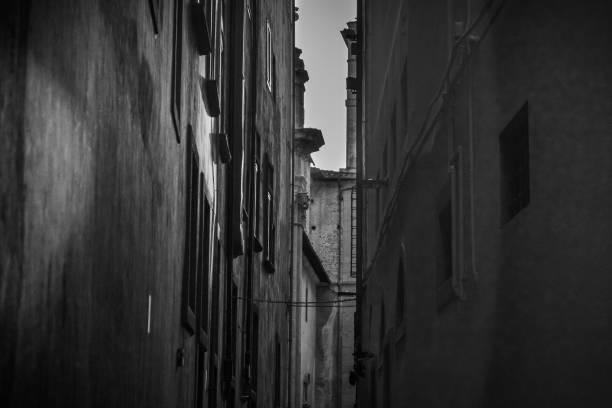 Glimpses in Florence bnw