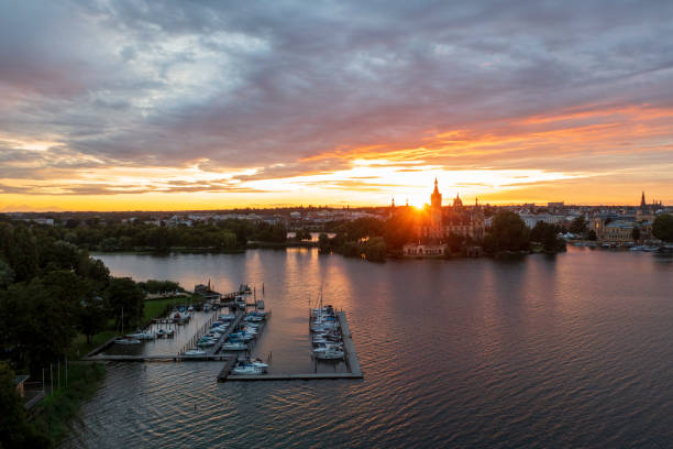istock sunset on the lake 1339428473
