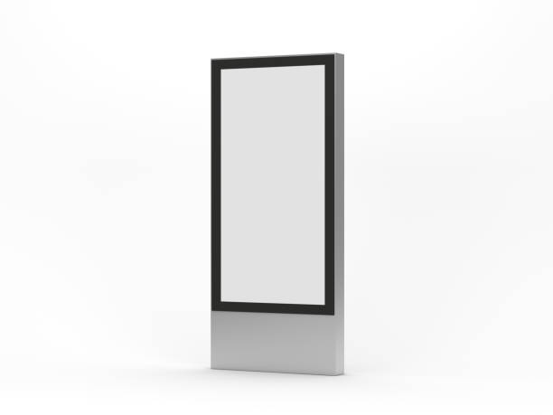 istock Vertical Street poster advertising billboard mockup isolated on white 1339428758