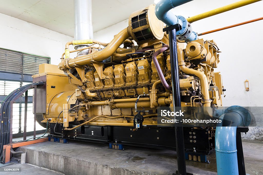 diesel Generatore di standby - Foto stock royalty-free di Generatore elettrico