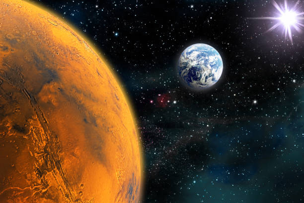 istock Cosmic galaxy backgrounds with planets and stars 1339430888