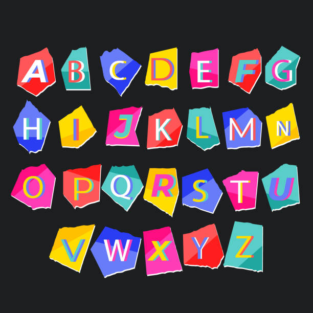 Vector Ransom Letters 120+ Ransom Note Font Stock Illustrations, Royalty-Free Vector Graphics ...