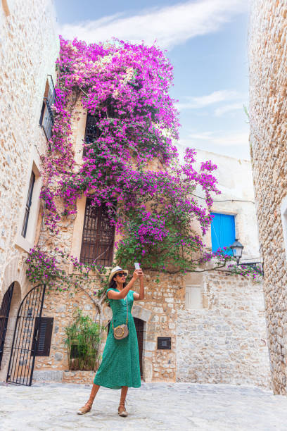 istock The young woman is enjoying her vacation 1339449036