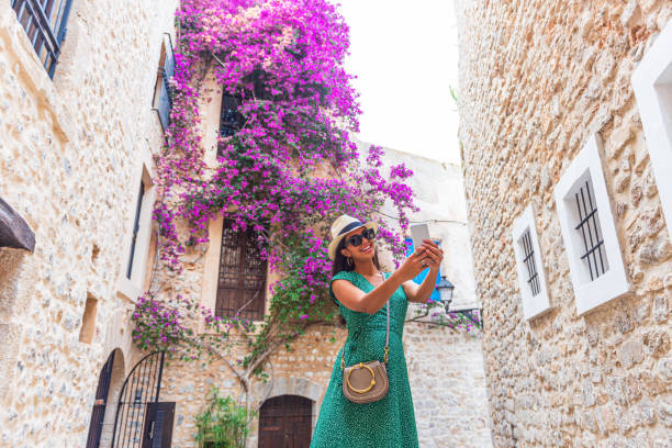 istock The young woman is enjoying her vacation 1339449317